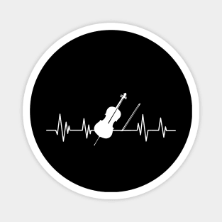 cello heartbeat Funny cello player , Musical heartbeat cellist Magnet